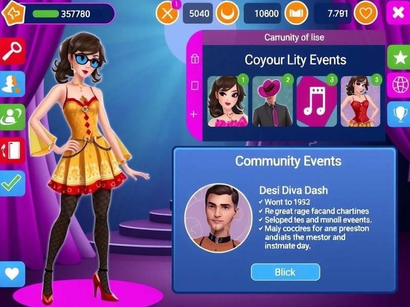 Desi Diva Dash community event screenshot